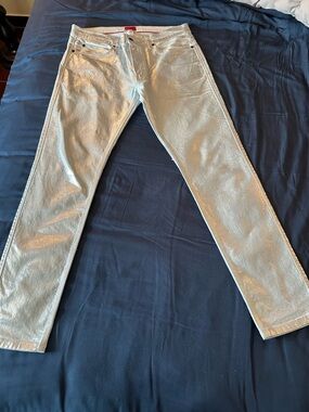 HUGO Silver Slim Straight Jeans